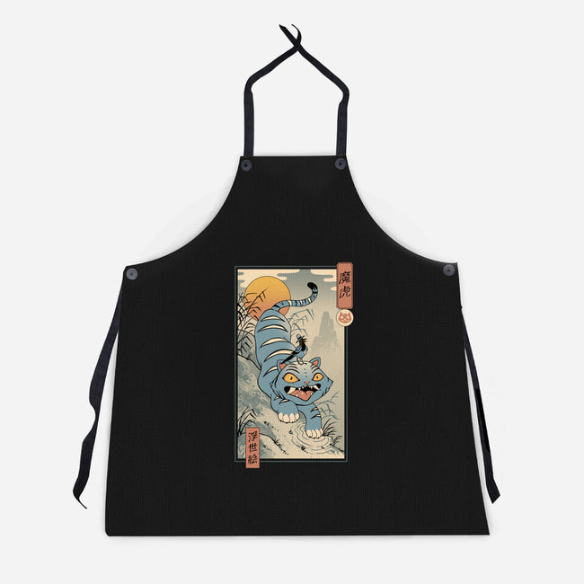 K-Pop Yokai Tiger-Unisex-Kitchen-Apron-vp021