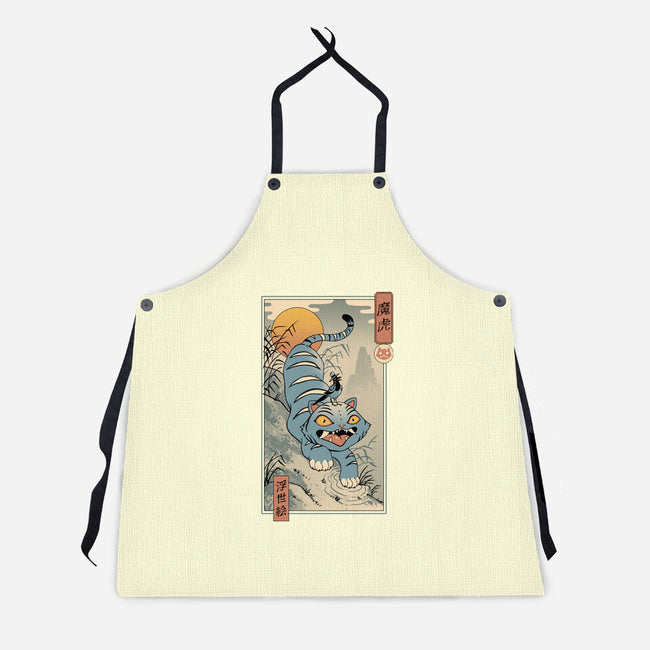 K-Pop Yokai Tiger-Unisex-Kitchen-Apron-vp021