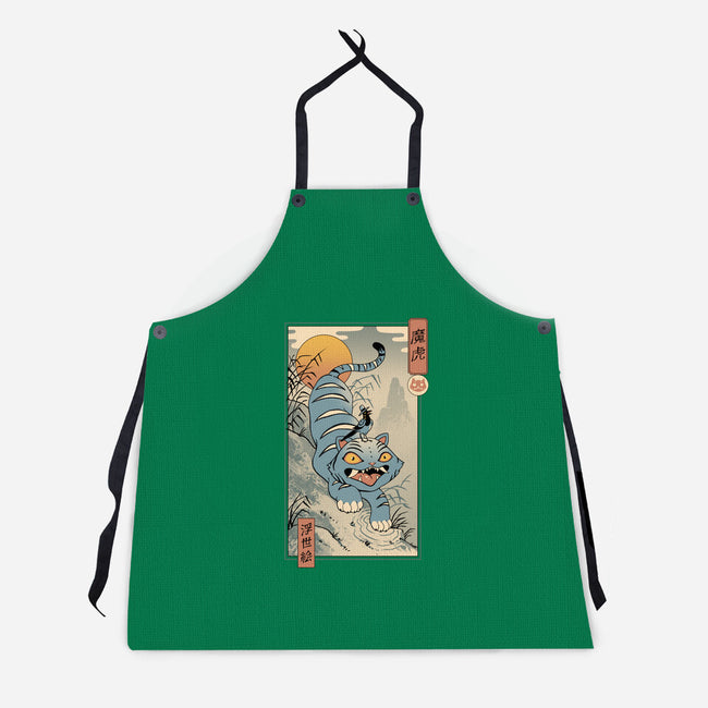 K-Pop Yokai Tiger-Unisex-Kitchen-Apron-vp021