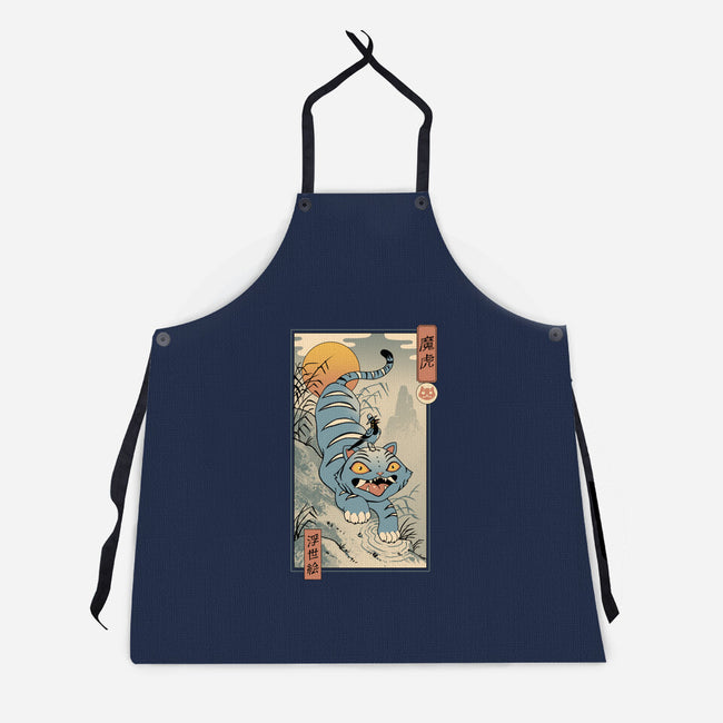 K-Pop Yokai Tiger-Unisex-Kitchen-Apron-vp021