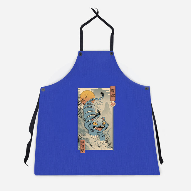 K-Pop Yokai Tiger-Unisex-Kitchen-Apron-vp021