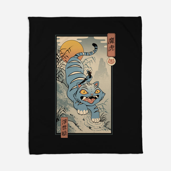 K-Pop Yokai Tiger-None-Fleece-Blanket-vp021