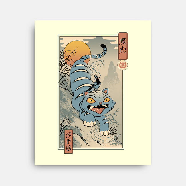 K-Pop Yokai Tiger-None-Stretched-Canvas-vp021