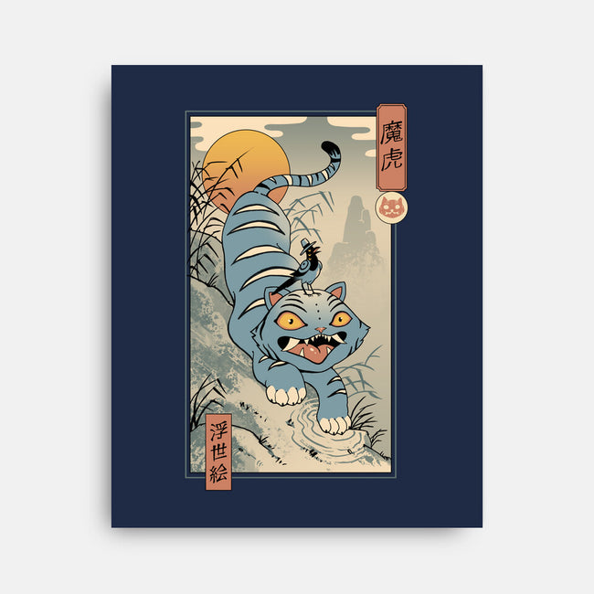 K-Pop Yokai Tiger-None-Stretched-Canvas-vp021