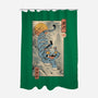 K-Pop Yokai Tiger-None-Polyester-Shower Curtain-vp021