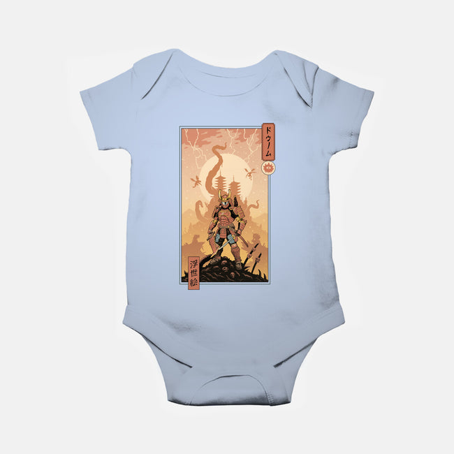 Doom Ukiyo-e-Baby-Basic-Onesie-vp021