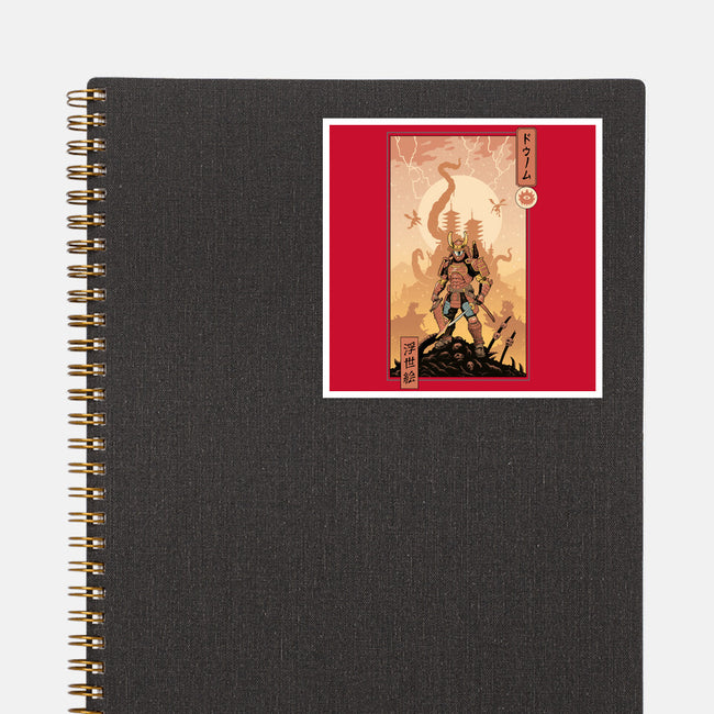 Doom Ukiyo-e-None-Glossy-Sticker-vp021