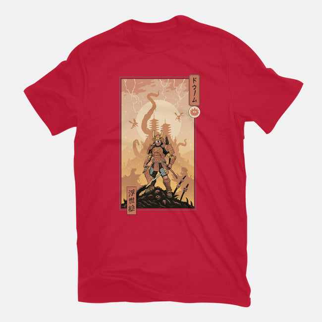 Doom Ukiyo-e-Womens-Fitted-Tee-vp021