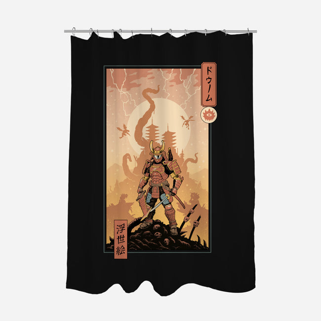 Doom Ukiyo-e-None-Polyester-Shower Curtain-vp021