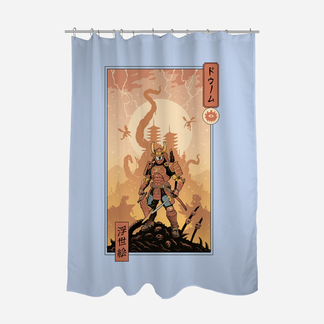 Doom Ukiyo-e-None-Polyester-Shower Curtain-vp021