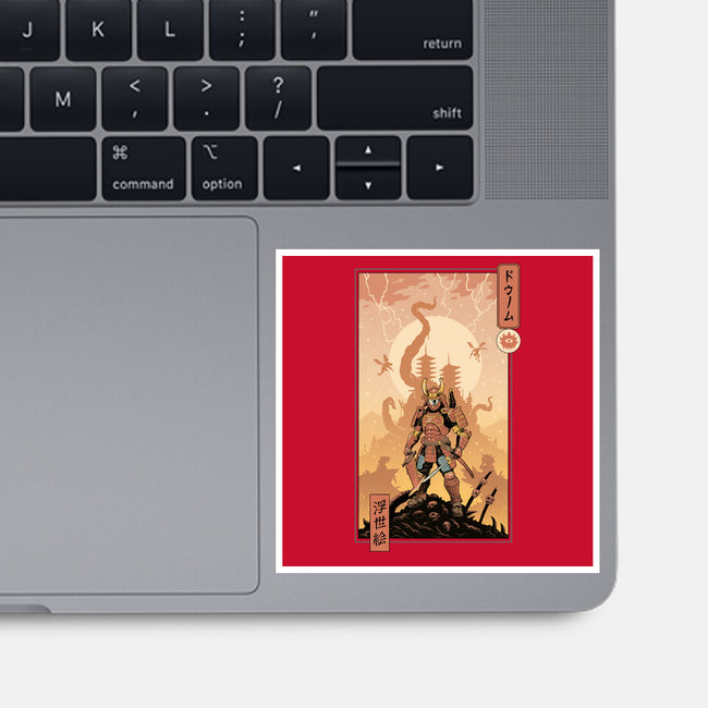 Doom Ukiyo-e-None-Glossy-Sticker-vp021