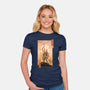 Doom Ukiyo-e-Womens-Fitted-Tee-vp021
