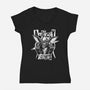 Anarchy Reigns-Womens-V-Neck-Tee-demonigote