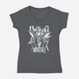 Anarchy Reigns-Womens-V-Neck-Tee-demonigote
