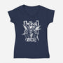 Anarchy Reigns-Womens-V-Neck-Tee-demonigote