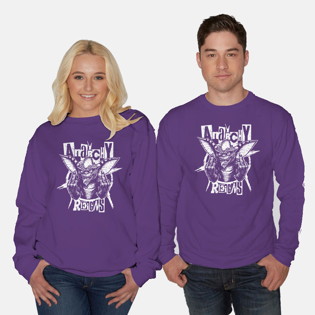 Anarchy Reigns-Unisex-Crew Neck-Sweatshirt-demonigote