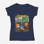 Avengerbils-Womens-V-Neck-Tee-Boggs Nicolas