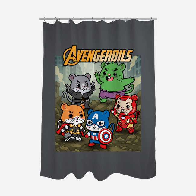 Avengerbils-None-Polyester-Shower Curtain-Boggs Nicolas
