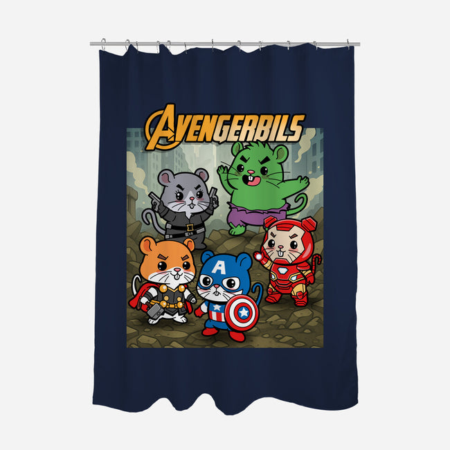 Avengerbils-None-Polyester-Shower Curtain-Boggs Nicolas