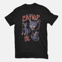 My First Catnip Trip-Womens-Fitted-Tee-eduely