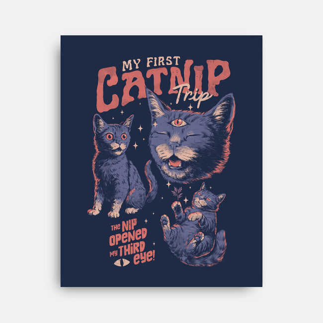 My First Catnip Trip-None-Stretched-Canvas-eduely