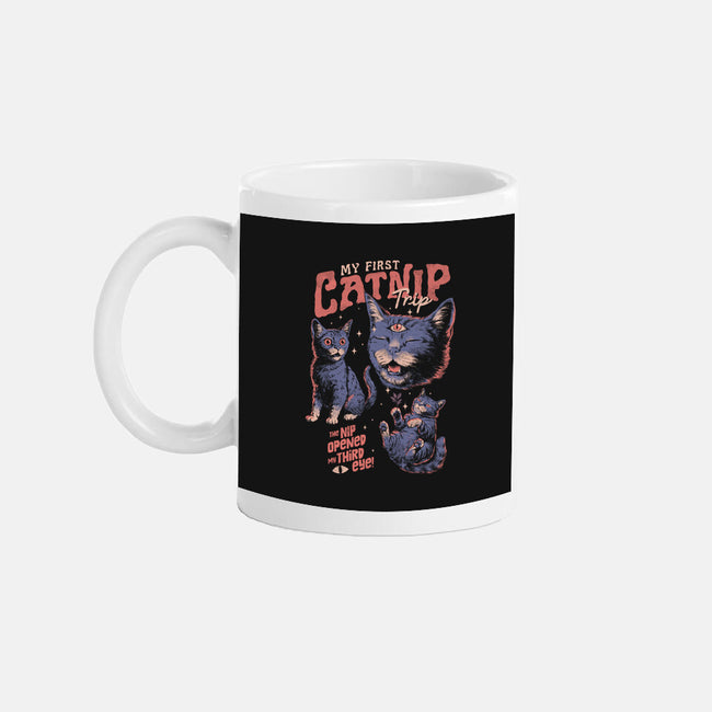 My First Catnip Trip-None-Mug-Drinkware-eduely