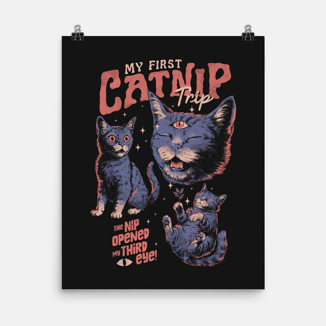 My First Catnip Trip-None-Matte-Poster-eduely