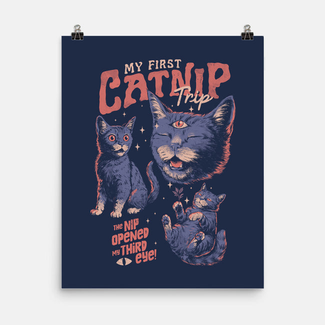 My First Catnip Trip-None-Matte-Poster-eduely
