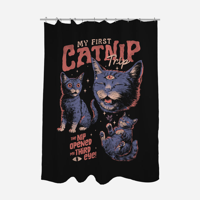 My First Catnip Trip-None-Polyester-Shower Curtain-eduely