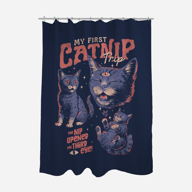 My First Catnip Trip-None-Polyester-Shower Curtain-eduely
