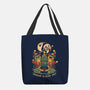 Summoning The Holiday Spirit Frogs-None-Basic Tote-Bag-eduely