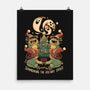 Summoning The Holiday Spirit Frogs-None-Matte-Poster-eduely