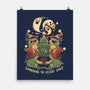 Summoning The Holiday Spirit Frogs-None-Matte-Poster-eduely