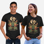 Summoning The Holiday Spirit Frogs-Unisex-Basic-Tee-eduely