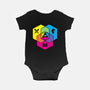 RPG CMYK Dice Venn Diagram-Baby-Basic-Onesie-Studio Mootant