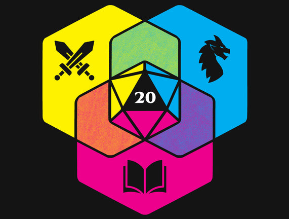 RPG CMYK Dice Venn Diagram