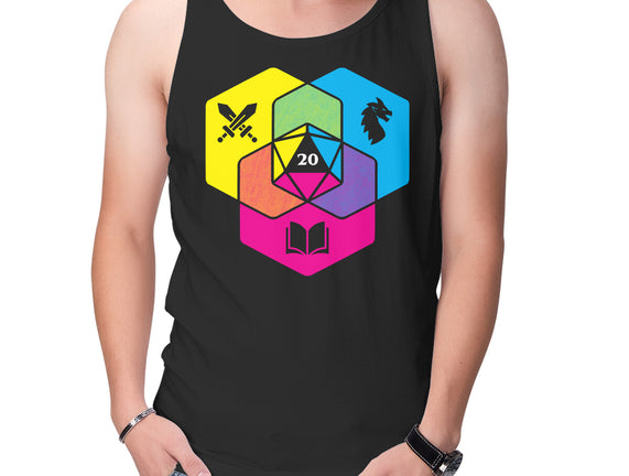 RPG CMYK Dice Venn Diagram