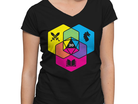 RPG CMYK Dice Venn Diagram
