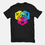 RPG CMYK Dice Venn Diagram-Unisex-Basic-Tee-Studio Mootant