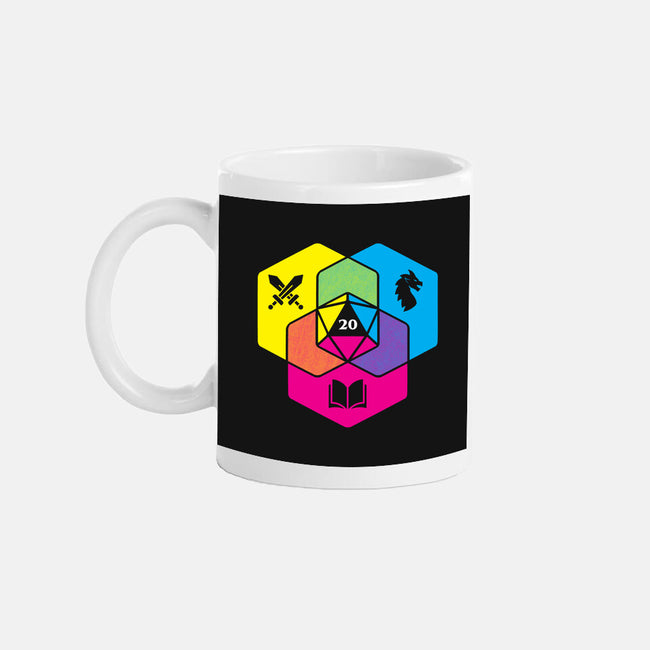 RPG CMYK Dice Venn Diagram-None-Mug-Drinkware-Studio Mootant