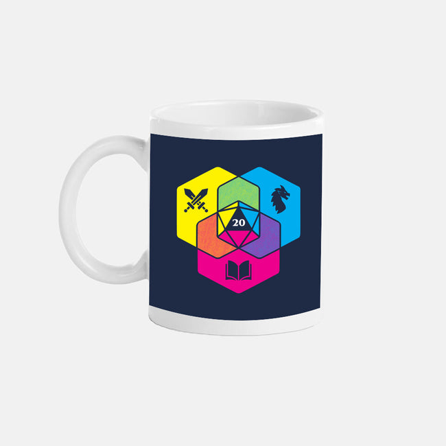 RPG CMYK Dice Venn Diagram-None-Mug-Drinkware-Studio Mootant