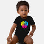 RPG CMYK Dice Venn Diagram-Baby-Basic-Onesie-Studio Mootant