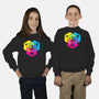 RPG CMYK Dice Venn Diagram-Youth-Crew Neck-Sweatshirt-Studio Mootant