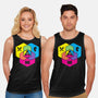 RPG CMYK Dice Venn Diagram-Unisex-Basic-Tank-Studio Mootant