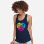 RPG CMYK Dice Venn Diagram-Womens-Racerback-Tank-Studio Mootant