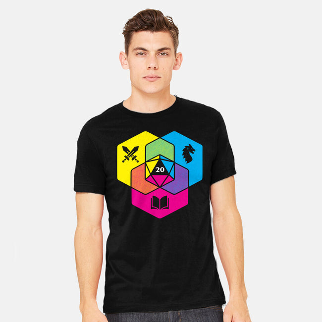 RPG CMYK Dice Venn Diagram-Mens-Heavyweight-Tee-Studio Mootant