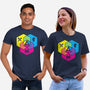 RPG CMYK Dice Venn Diagram-Unisex-Basic-Tee-Studio Mootant