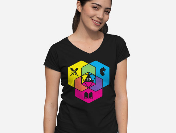 RPG CMYK Dice Venn Diagram