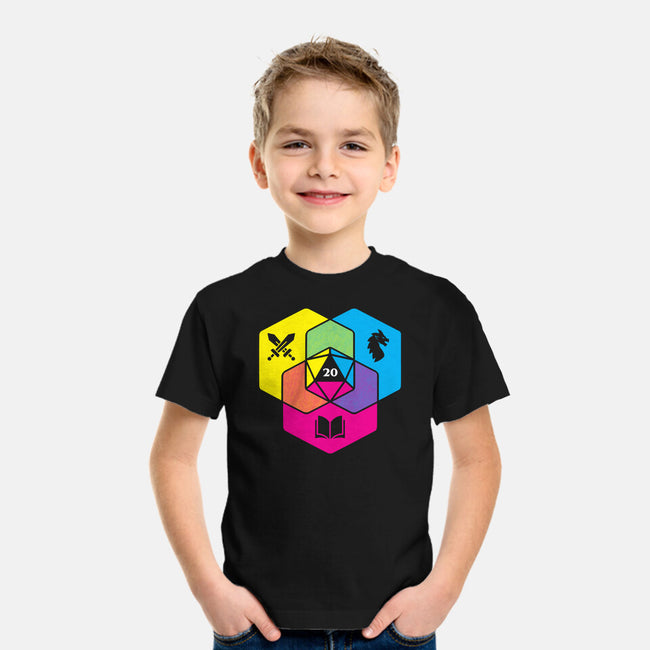 RPG CMYK Dice Venn Diagram-Youth-Basic-Tee-Studio Mootant