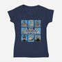 The Nonsense Bunch-Womens-V-Neck-Tee-erion_designs